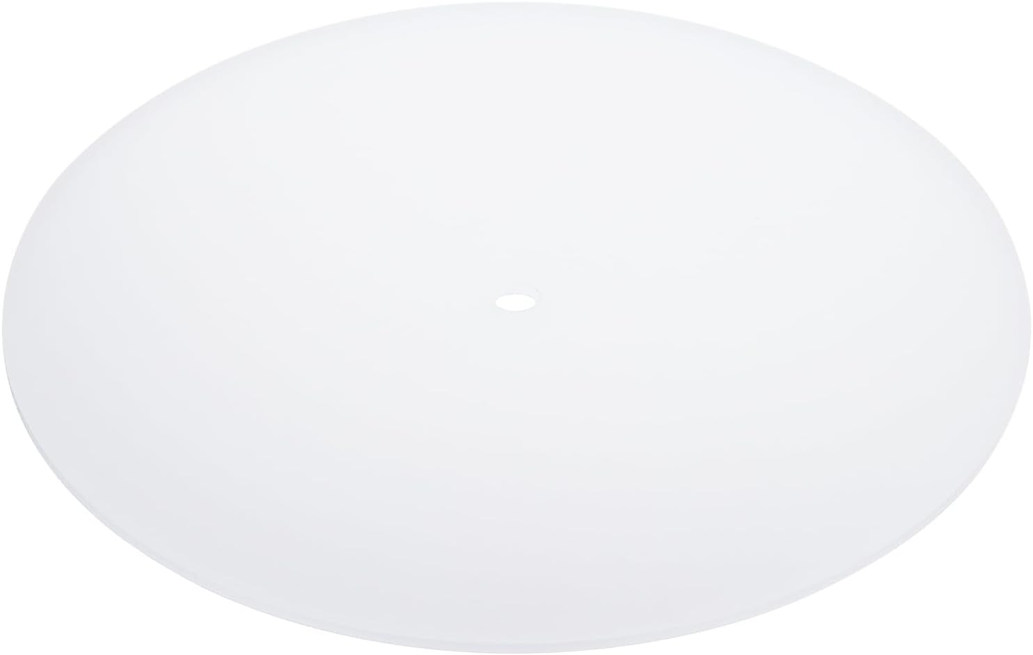 PATIKIL Lampshade Diffuser, 9" Diameter with 3/8" Center Hole Round Diffuser for Drum Lampshades Pendants Light Fits 9.5-11" Openings, Frosted White