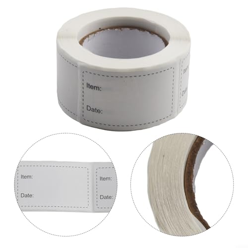 Set completo di etichettatura: questo rotolo contiene 250 etichette adesive progettate specificamente per la conservazione degli alimenti, ne hai abbastanza per tutte le tue esigenze di etichettatura.