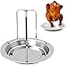 Produktbild BaiLUSHoP Edelstahl-Beer-Can-Huhn-Röster Vertikal Grillhähnchen-Rack Kitchen Craft Nonstick Beste Weg, Um Braten Oder Grill Mit Verbessertem Geschmack Von Bier Und Keeping!