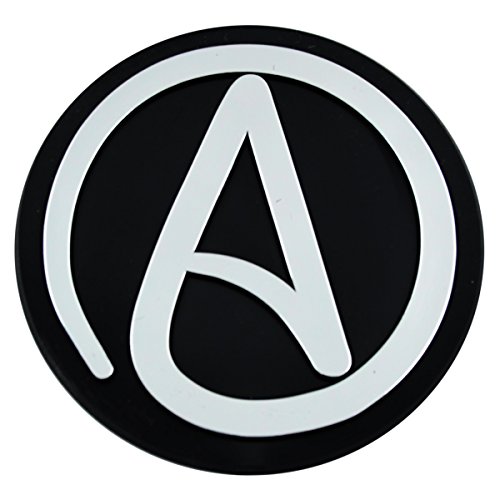 Image of Circle A for Atheist Plastic Auto Emblem - [Silver][3'' x 3'']