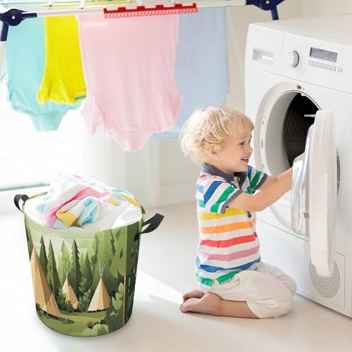 Panier à linge pliable pour optimiser l'espace de votre chambre