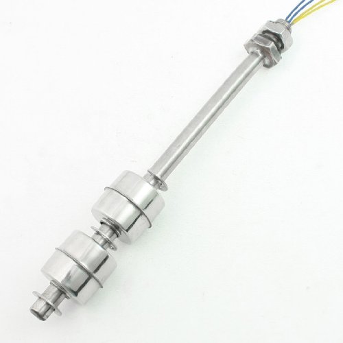 sourcingmap Stainless Steel Float Switch for Water Pump Tank swimming pool garden pond Liquid Water Level Sensor M11 170mm Length