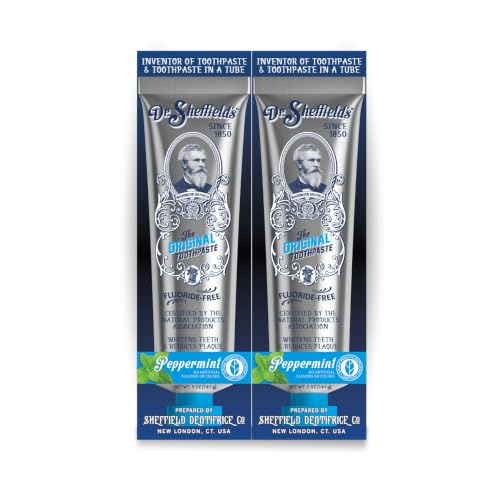 Dr. Sheffield's Fluoride Free, No SLS Toothpaste...