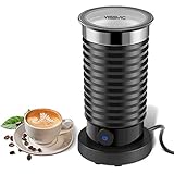 YISSVIC Batidoras Espumadoras de Leche Automáticas Espumador de Leche Frío y Caliente Revestimiento Antiadherente para Café Latte Cappuccino 210ml