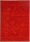 Knoten: ca.: 160000 / qm Nain Trading Gabbeh Loribaft 238x173 Orientteppich Teppich Rot Handgeknüpft Indien Design Teppich Modern
