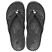 Crocs Unisex Adult Crocband Flip Flop Sandals, Black, 5 Men/7 Women M US