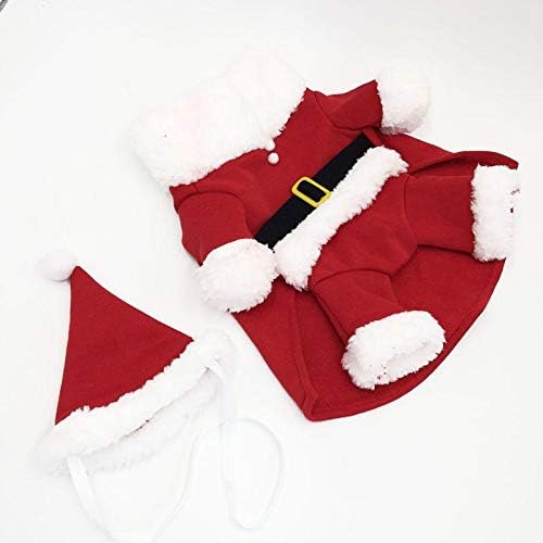 Christmas Santa Pet Costume Small Medium Large Dog Cat Holidays (L)