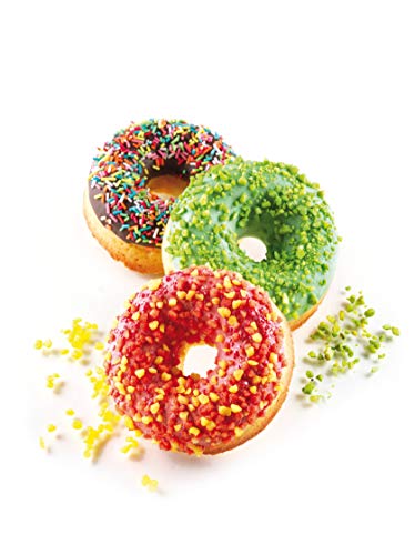 Silikomart | Stampo in Silicone per Monoporzioni DONUTS, Antiaderente, 4 Cavità, Confezione da 10 Stampi per Dolci, Ø 75 h 28 mm Volume 6 x 98 ml Tot. 588 ml - immagine 5