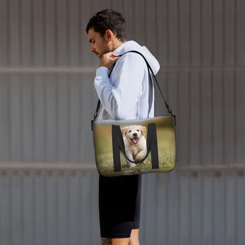 Personalized Custom Gym Travel Sports Duffle Bag for Women & Men, Customized Photo Text Getaway Weekend Overnight Bag4