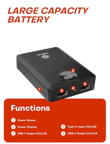 Soleilwear Power Bank para Chaleco Calefactable 12000mAh miniatura 2