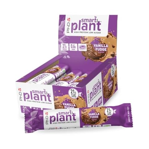 PhD Nutrition Smart Plant Bar Vanilla Fudge Cover