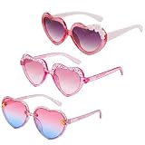Vesavifaka 3 pares de gafas de sol para niños, gafas de playa para niñas de 3-10 años