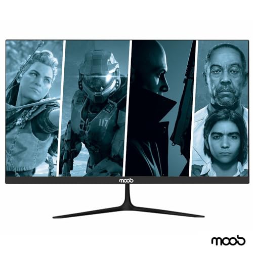 Moob Monitor LED Tela De 24'' Widescreen HDMI Full HD Flat Preto