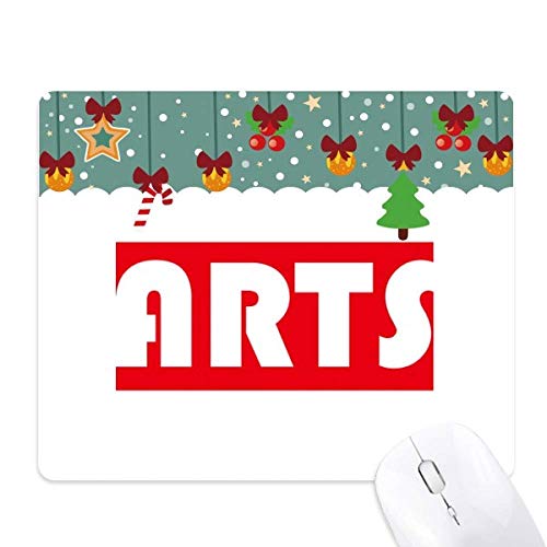 Tapis de souris de bureau rouge Course and Major aux motifs de mots simples