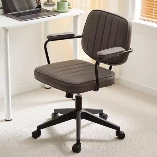 HEFJIAYCIQ Home Office Chair with Swivel Wheels, 360° Swivel Back