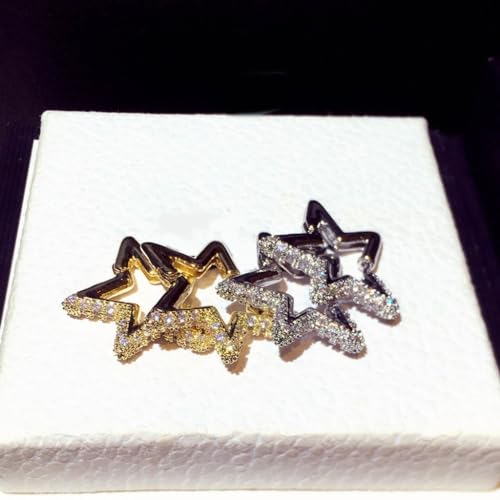Boucles d'oreilles étoile légères et anti-irritation pour passionnés - 7