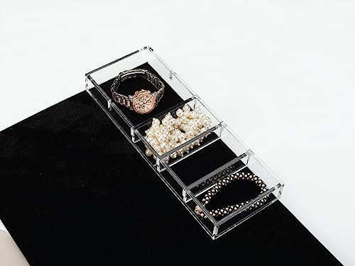 Rev-A-Shelf Acrylic Jewelry Organizer to use in Closet Drawers