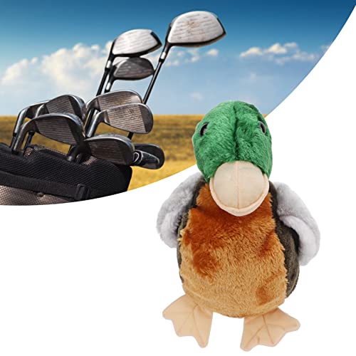 Funda para palos de pato EMUKOEP de felpa, cubierta ligera de animal para cabeza de golf 4
