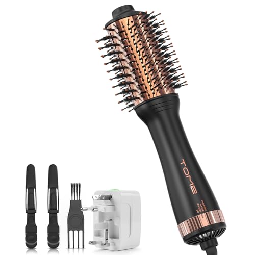 Blow Dryer Brush, Hair Dryer Brush in One, Hot Air Volumizer & Straightener, Anti-Frizz Blowout...