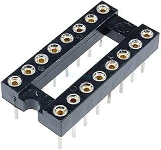 10PCS 16Pin DIP SIP Round IC Sockets Adaptor Solder Type Gold Plated Machined