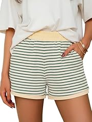 Beige Green Stripe