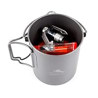 TOAKS Titan Topf 750ml Outdoor Camping Becher Tasse Backpacking Campinggeschirr with Bail Handle – Ansicht 7