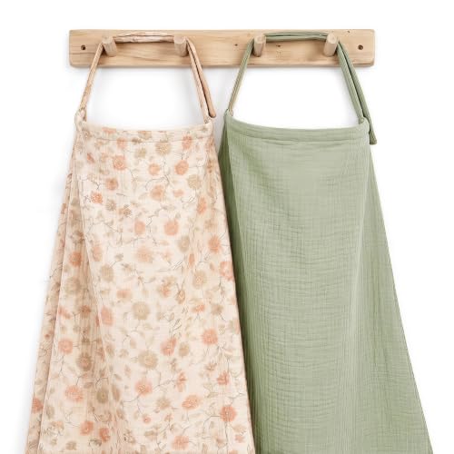 2 Pack Muslin Nursing Cover