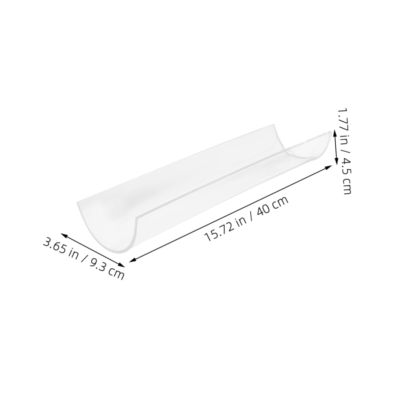 Cabilock 5pièces Moule à Gâteau Acrylique u Pour Roll Outil De Pâtisserie Pratique Et Réutilisable De Diamètre Pour Création De Desserts