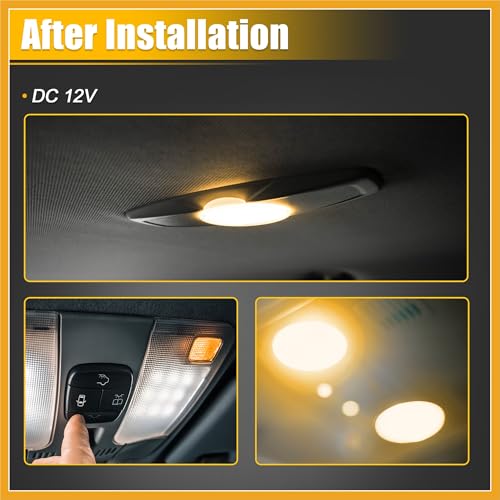 Lámpara LED para techo interior de auto 12V miniatura 4