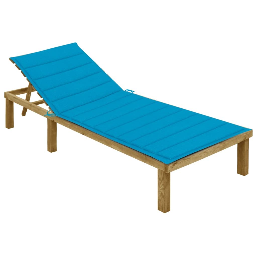 Chaise longue en bois avec dossier réglable pour soulager le dos et profiter du jardin