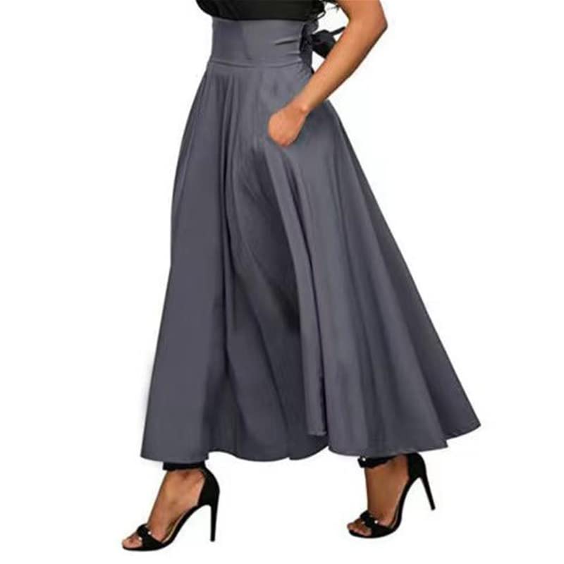Jupe d'été plissée taille haute chic et polyvalente pour femme moderne