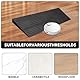 Beatific Türschwellenrampe 100x5x1cm, Rollstuhlrampe PVC Schwellenrampe, rutschfeste Rollstuhl-Rampe, Übergangsprofil Selbstklebend, Rampe Türschwelle für Rollstuhl, Kehrroboter, Scooter (Schwarz)
