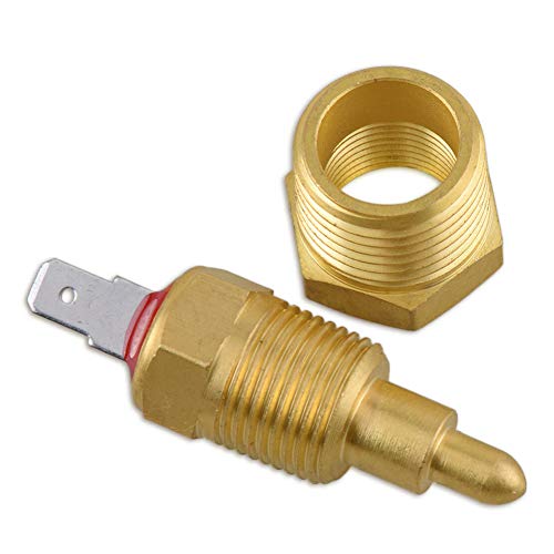 Faersi 175-185 Degree Electric Cooling Fan Thermostat Kit Temperature Sensor Temperature Switch 40 50 60 Amp Relay Kit #TOP7