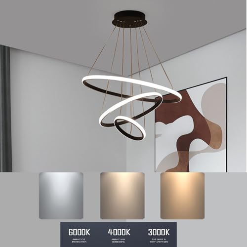 Lámpara de techo regulable con altura ajustable para luz cálida y fría 6