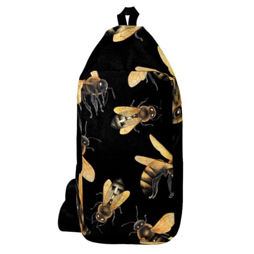 Sac à dos de voyage aquarelle abeille idéal pour vos randonnées en nature