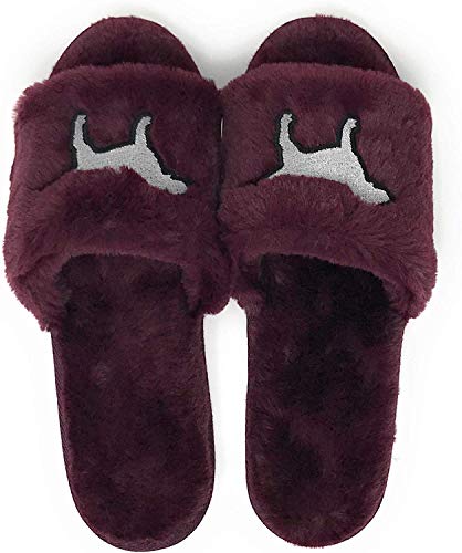 Pink brand fuzzy slippers Clearance