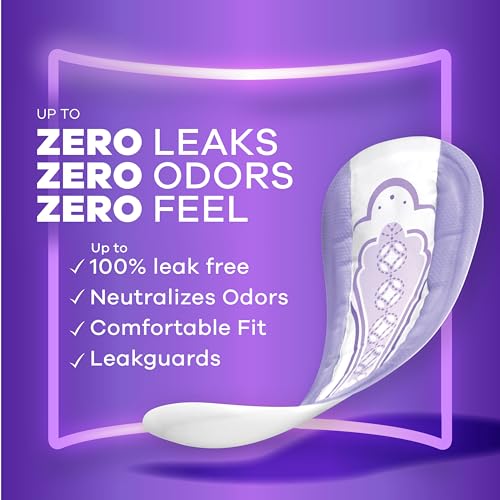 Image of Always Discreet Adult Incontinence & Postpartum Liners for Women, Size 2, Very Light Absorbency, Long Length, 44 Count (Packaging May Vary) (Pack of 2)