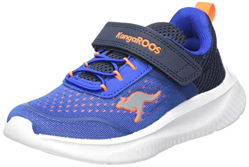KangaROOS K-ft Tech Ev, Zapatillas, Belle Blue Neon Orange, 29 EU