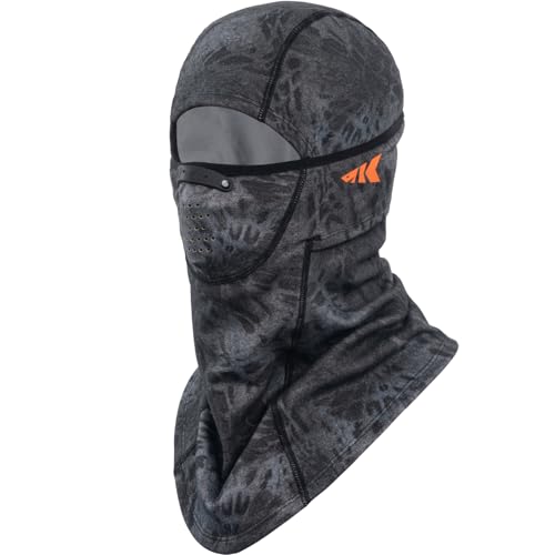 KastKing ClimaGuard Balaclava,Winter Face Mask for Men with Adjustable Nose Clip for Skiing,Snowmobiling,Ice Fishing