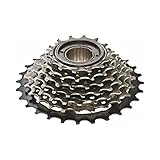 Cassette de bicicleta hecho de acero duro, después de un procesamiento especial, resistencia a la corrosión, buena resistencia al calor y una larga vida útil