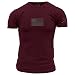 Grunt Style Basic America Men's T-Shirt, Color Maroon, Size Large