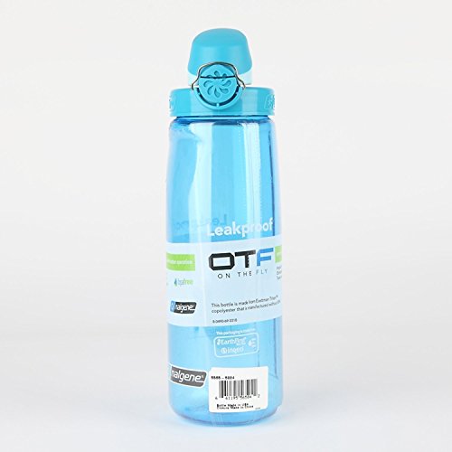 Nalgene Tritan OTF, Blue -Blue Cap - 2 Count