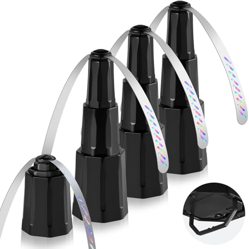 hyxjzh Fly Fans for Tables, Bug Fans with Holographic Blades, Battery Operated Fly Repellent Fan, Keep Flies Away from Picnic, BBQ, Restaurant, Party, Indoor and Outdoor, 4 Pack