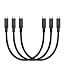 Produktbild JAVEX [1FT, 3Pack] [USB-IF-Zertifiziert] USB 3.1 Gen2 [10 Gpbs E-Mark IC] Typ C-C-Kabel, Sicherheit UL-gelistet, schwarz