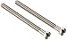 Fominaya Conjunto Tornillos Sujeción Cisterna-Inodoro TC1, Negro, Estandar