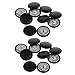 20x Botones Rondas Forrado de Cuero Artificial Accesorios para Hacer Ganchillo, Bolso,...