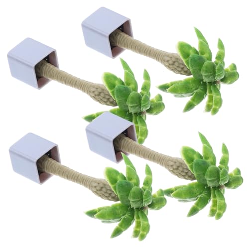 Milisten 4 Piezas Planta Bonsái Modelo De Árbol De Simulación Modelo De Árbol De Mesa De Arena Árbol Bonsái Artificial Plantas Falsas Plantas Artificiales Adorno De Arbol El Plastico Green