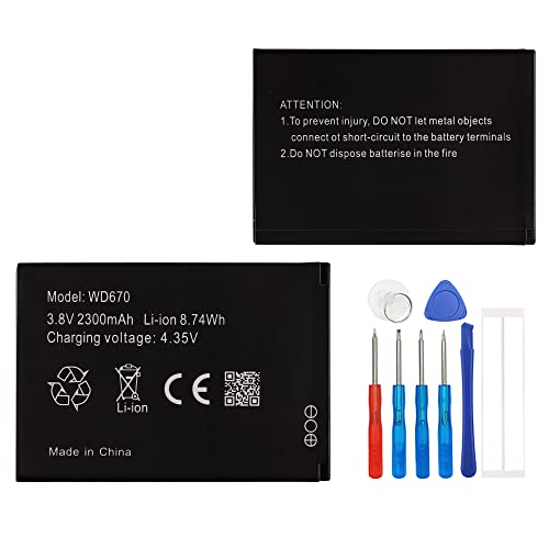 E-YIIVIIL Replacement Battery WD670 ZTE WD670 Reliance