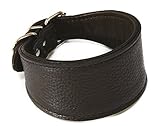 Suave y confortable Croci C5061844 Collar en Cuero para Galgos