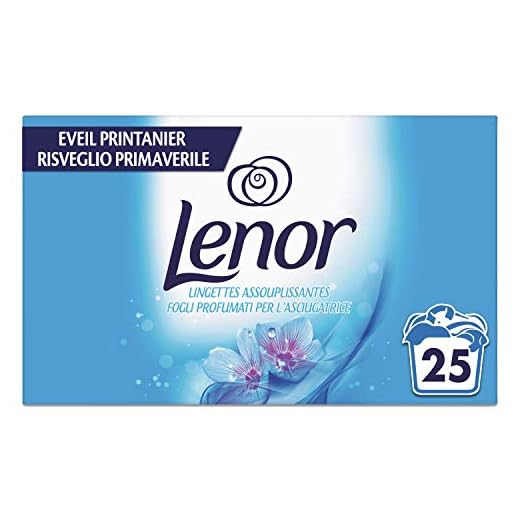 Lenor Trocknertücher Aprilfrisch, 5er Pack (5 x 25 Stück)